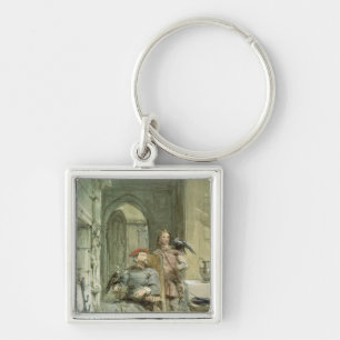 Knight and Page Keychain