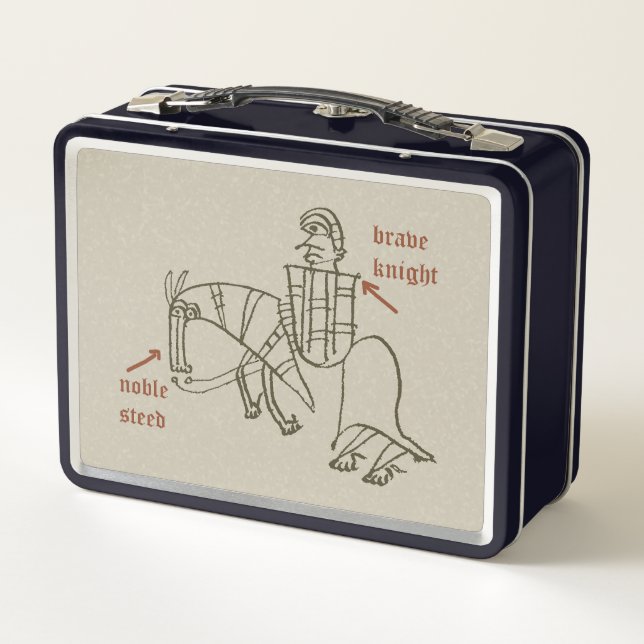 Knight and Steed Metal Lunchbox (Dos)