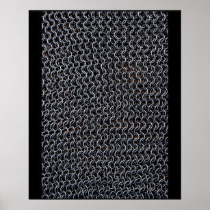Knight Chainmail  armour Graphic Poster