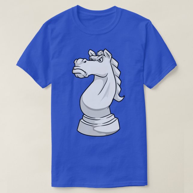 Knight Chess piece at Chess T-Shirt (Design Front)