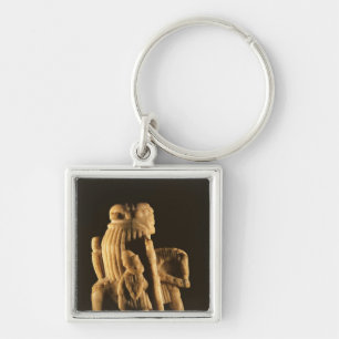 Knight chess piece keychain