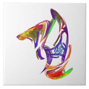 Knight Chess Piece Tile