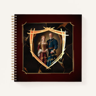 Knight Coat of Arms Medieval Old Fashioned Notebook