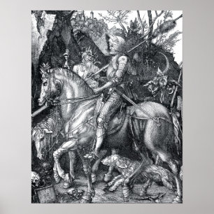 Knight, Death and the Devil - Albrecht Dürer Poster