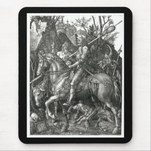 Knight, Death & the Devil - Albrecht Dürer c. 151 Mouse Pad