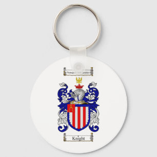 KNIGHT FAMILY CREST -  KNIGHT COAT OF ARMS KEYCHAIN
