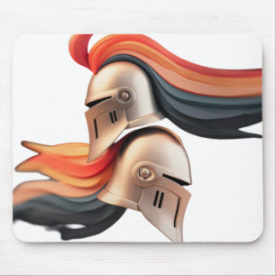 knight helmets mouse pad