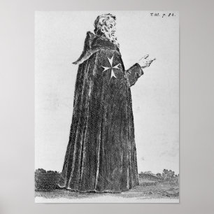 Knight Hospitaller in the original habit Poster