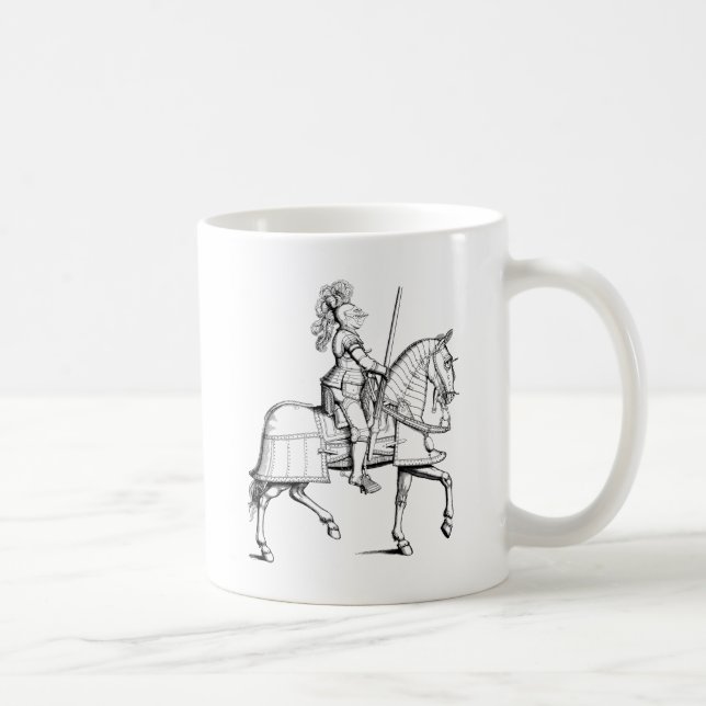 Knight in Armour Coffee Mug (Right)