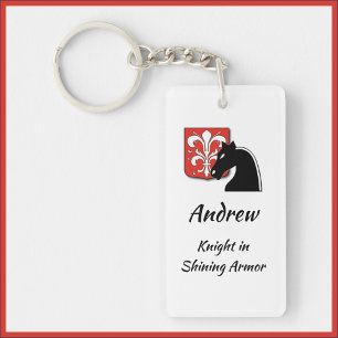 Knight in Shining Armour Keychain