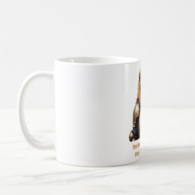 Knight lion coffee mug (Left)