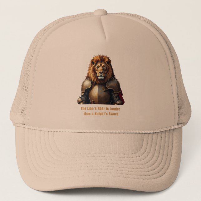 Knight lion trucker hat (Front)