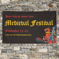 Knight Medieval or Renaissance Event Banner