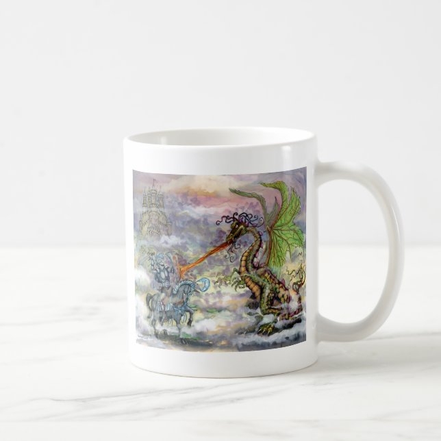 Knight n Dragon Coffee Mug (Right)