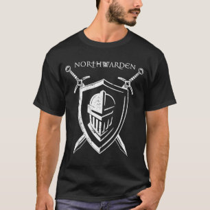 Knight Northwarden Helmet Shield Sword RPG Warrior T-Shirt