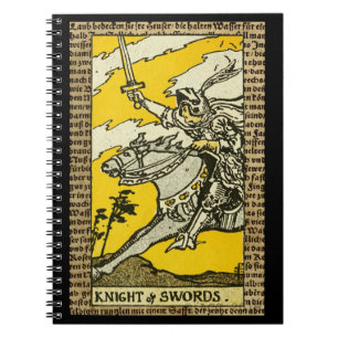 Knight of Swords Tarot Notebook
