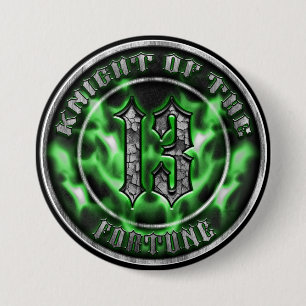 Knight of The Fortune 3 Inch Round Button
