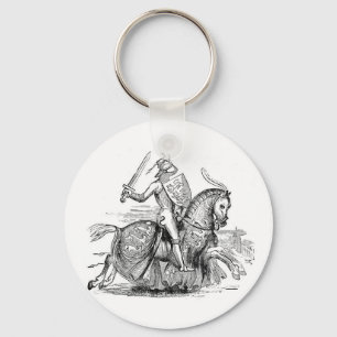 Knight on Horseback Keychain