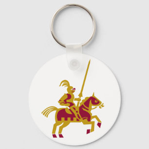 Knight On Horseback Keychain