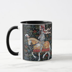 Knight on Horseback Mug Tile Montecute Tapestry