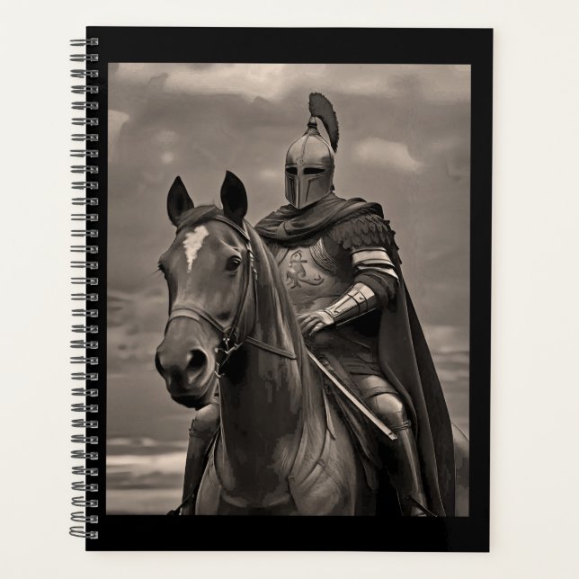 Knight on horseback planner (Front)