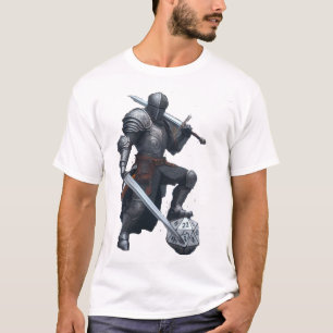 knight or paladin in full plate armor  T-Shirt