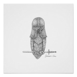Knight Owl Poster