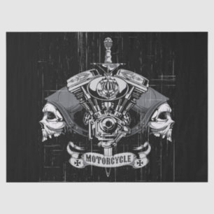 knight pistons motorcyle tissue paper