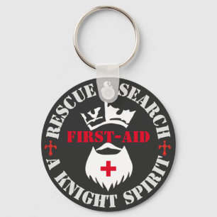 Knight Rescue & Search Keychain