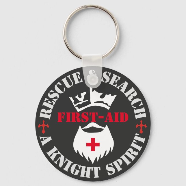 Knight Rescue & Search Keychain (Front)