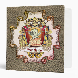 Knight Shield Surname Binder