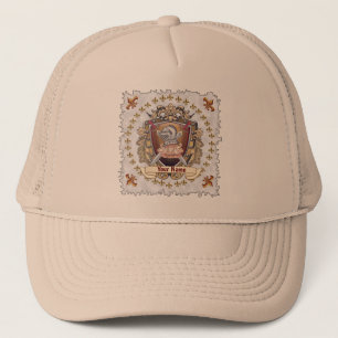 Knight Shield Surname Trucker Hat
