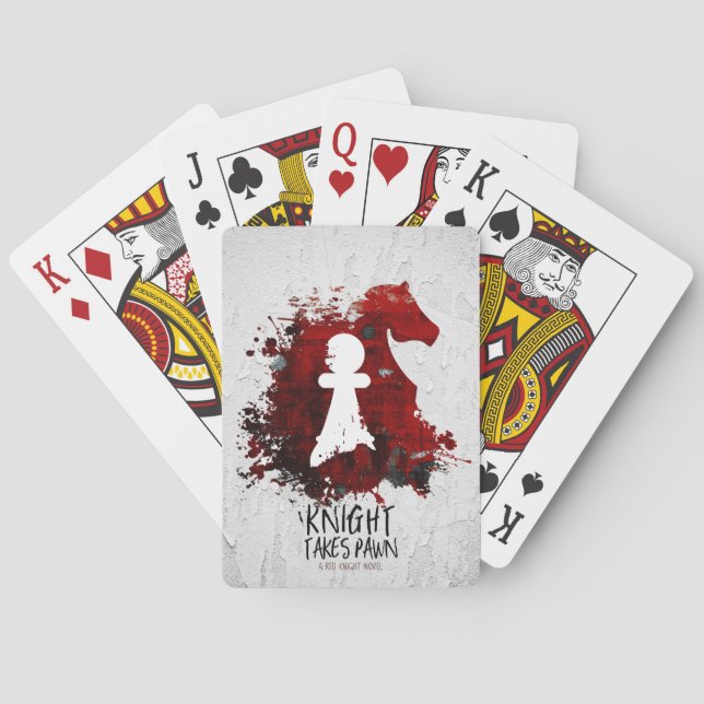 Knight Takes Pawn by Martha Sweeney Playing Cards (Back)