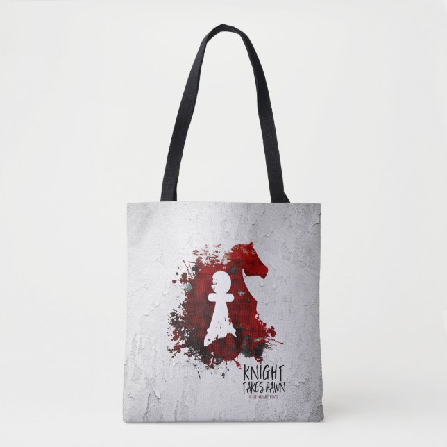 Knight Takes Pawn by Martha Sweeney Tote Bag (Front)