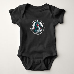 Knight templar baby bodysuit