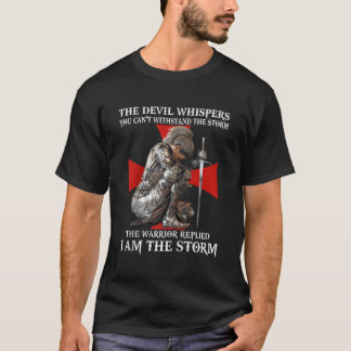 Knight Templar Christian Women Warrior Of God I Am T-Shirt
