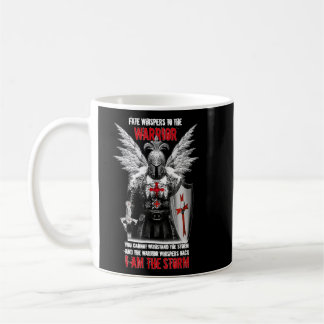 Knight Templar Fate Whispers To The Warrior Christ Coffee Mug