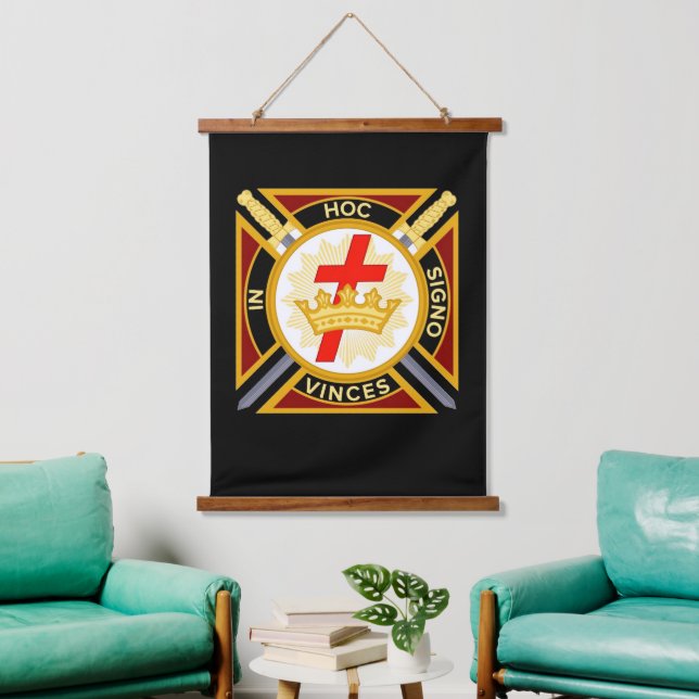 Knight Templar Hanging Tapestry (Living Room)