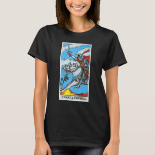 Knight Templar Knight Of Swords Occult Tarot Card T-Shirt