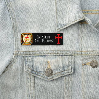 Knight Templar  Name Tag