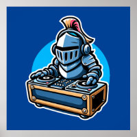 Knight Turntablist - Medieval DJ Fusion Art