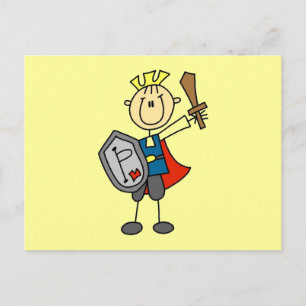 Knight with Sword Tshirts and Gifts Postcard