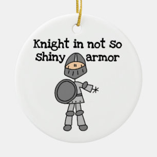Knight Without Shine Ceramic Ornament