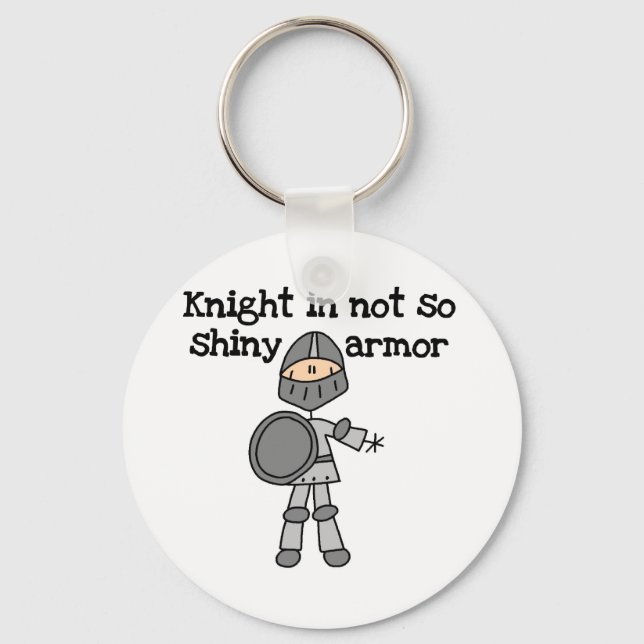 Knight Without Shine Tshirts and Gifts Keychain (Front)
