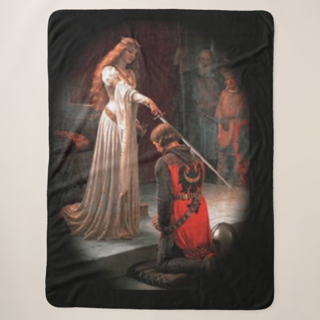 KNIGHTED SHERPA BLANKET (Front)
