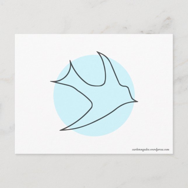 Knightingales Postcard (Blue) (Front)