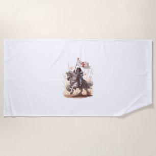 Knightly Newfoundland – Royal Dog Armour Beach Towel