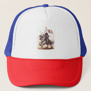 Knightly Newfoundland – Royal Dog Armour Trucker Hat