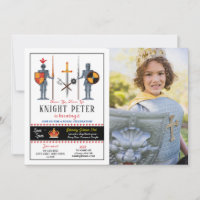Knights Birthday Party Medieval Photo