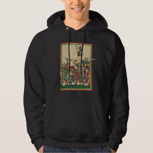 Knights Charging, 14th Century Codex Manesse Hoodie